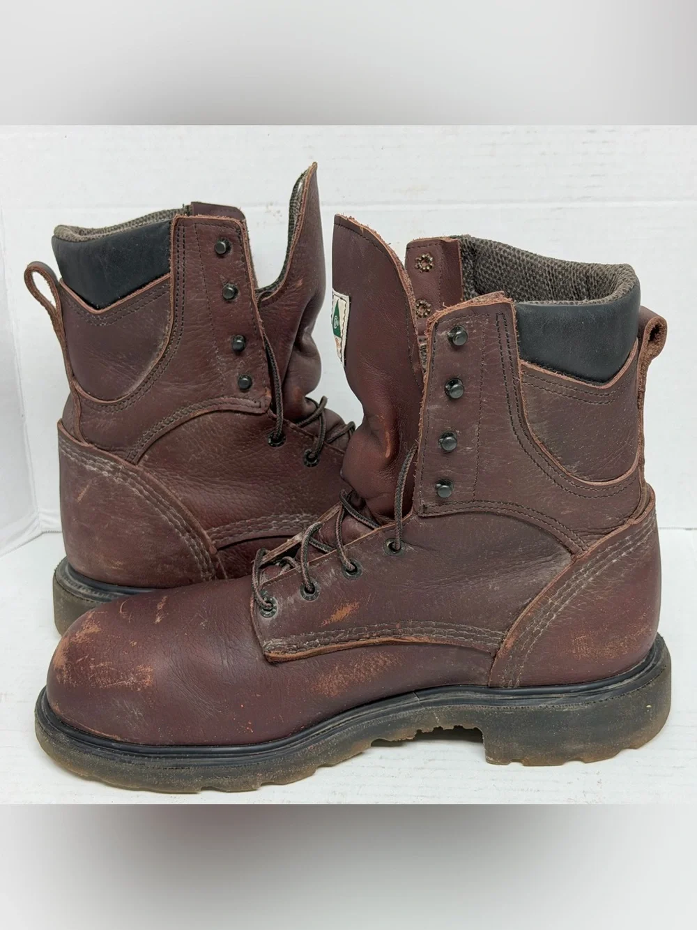 Red Wing 2414 SuperSole 2.0 CSA Steel Toe Leather Gore-Tex Work Boots Size 10 D
